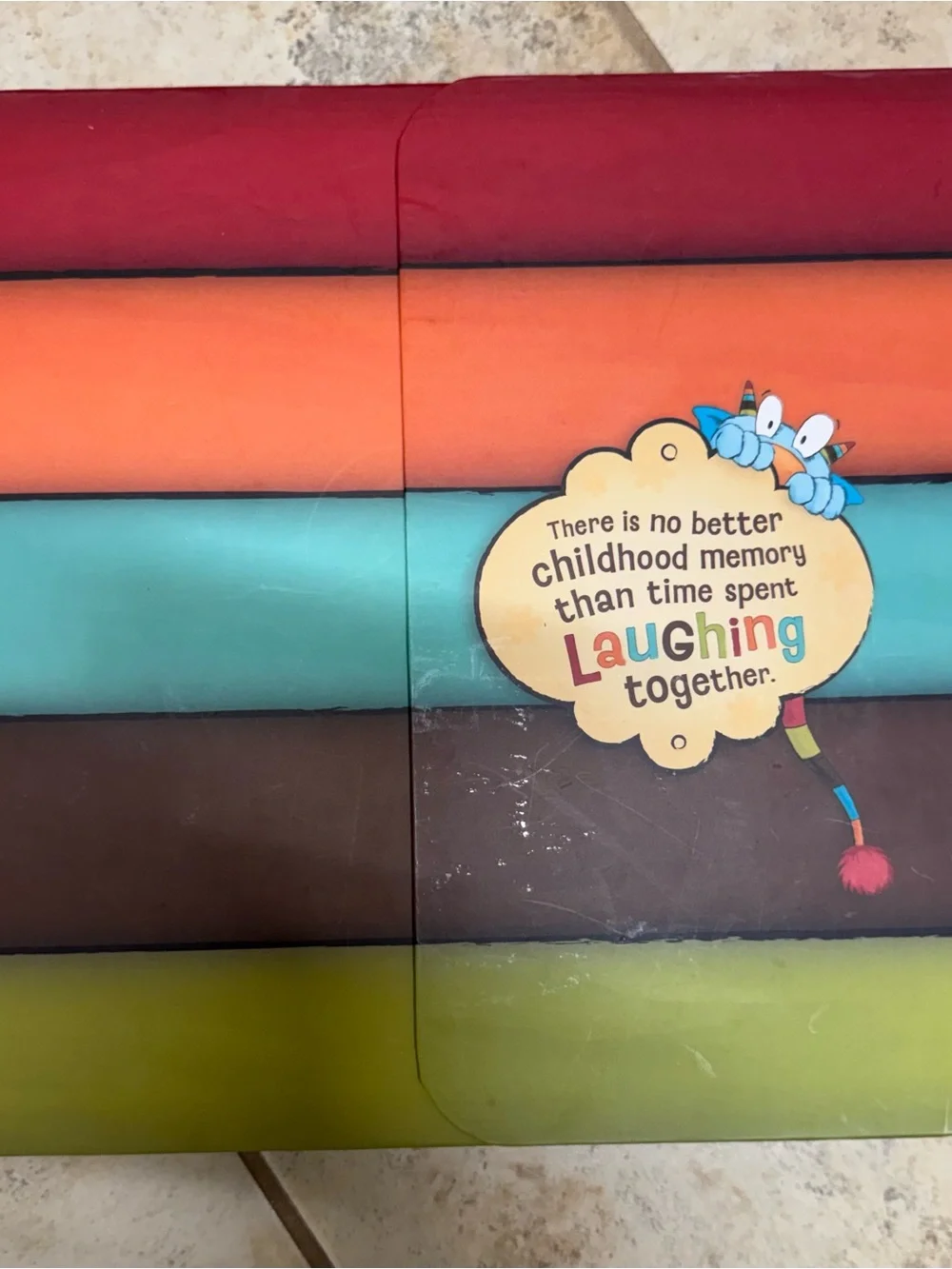 Tickle Monster Plush and Book Set - Blue NWT